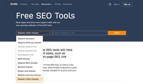 ahref traffic checker|Free SEO Tools .